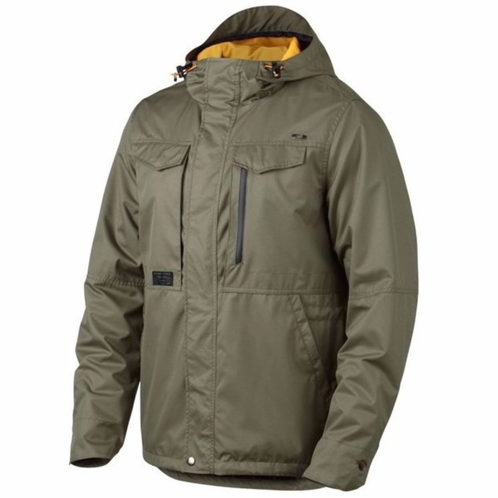 Oakley Spoiler Insulated Hooded Parker Jacket Olive Size Medium Windbreaker